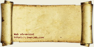 Irina Egerić vizit kartica